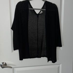 🖤black half sleeve light weight cardigan